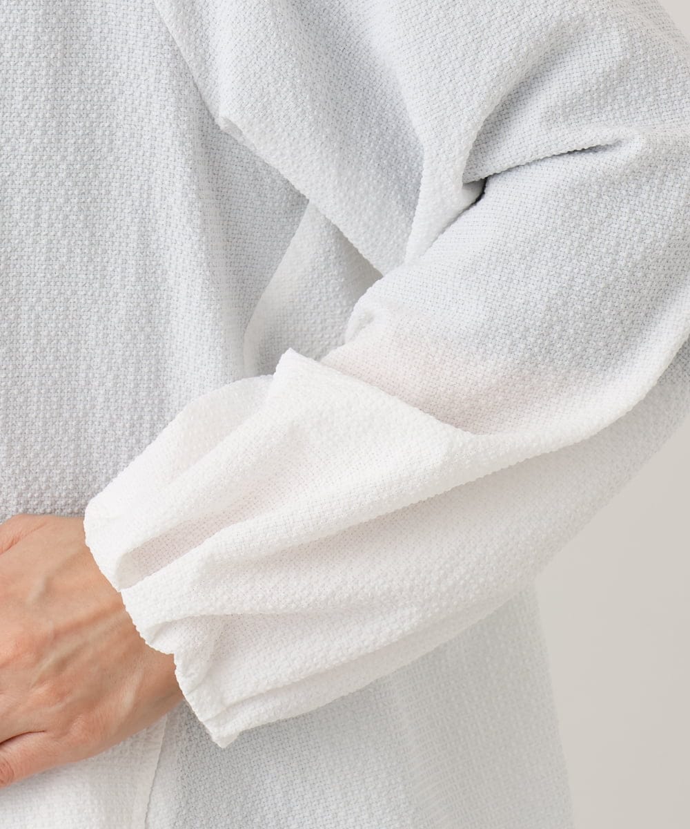 OLJED08169 eur3(エウルキューブ) 【大きいサイズ】ポコポコブルゾン ホワイト