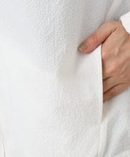 OLJED08169 eur3(エウルキューブ) 【大きいサイズ】ポコポコブルゾン ホワイト