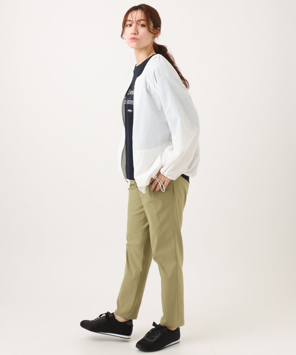 OLJED08169 eur3(エウルキューブ) 【大きいサイズ】ポコポコブルゾン ホワイト