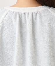 OLJED08169 eur3(エウルキューブ) 【大きいサイズ】ポコポコブルゾン ホワイト