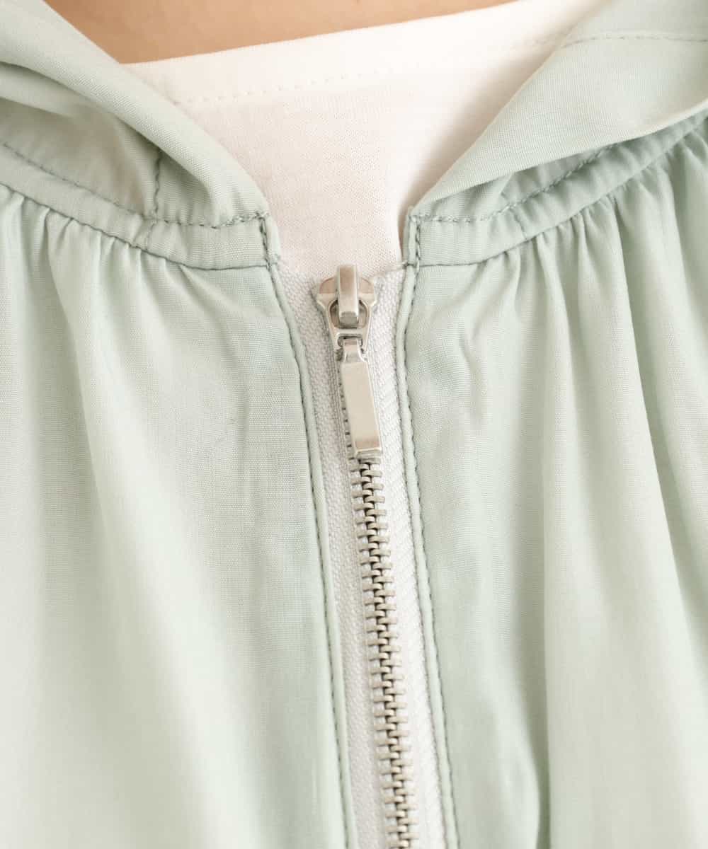 OLJEP03130 eur3(エウルキューブ) 【大きいサイズ】シルキータッチブルゾン ライトグリーン(30)