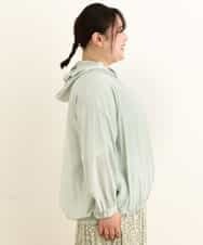 OLJEP03130 eur3(エウルキューブ) 【大きいサイズ】シルキータッチブルゾン ライトグリーン(30)