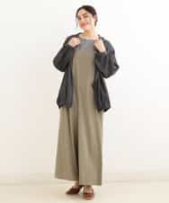 OLJEP03130 eur3(エウルキューブ) 【大きいサイズ】シルキータッチブルゾン ダークグレー(93)