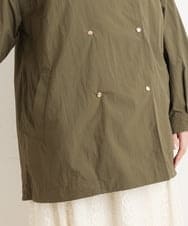 OLJES04190 eur3(エウルキューブ) 【大きいサイズ/2way】デタッチャブルジャケット カーキ(36)