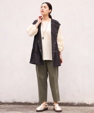 OLJES04190 eur3(エウルキューブ) 【大きいサイズ/2way】デタッチャブルジャケット ブラック(94)