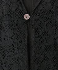 OLJFD01099 eur3(エウルキューブ) 【WEB先行販売】【大きいサイズ】レースジャケット ブラック