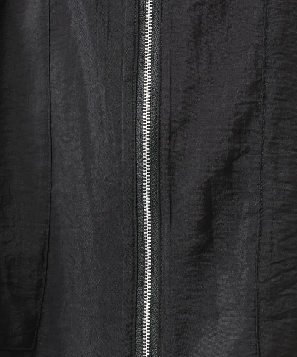 OLJFD11099 eur3(エウルキューブ) 【WEB先行販売】【大きいサイズ】フーディ―ジレ ブラック