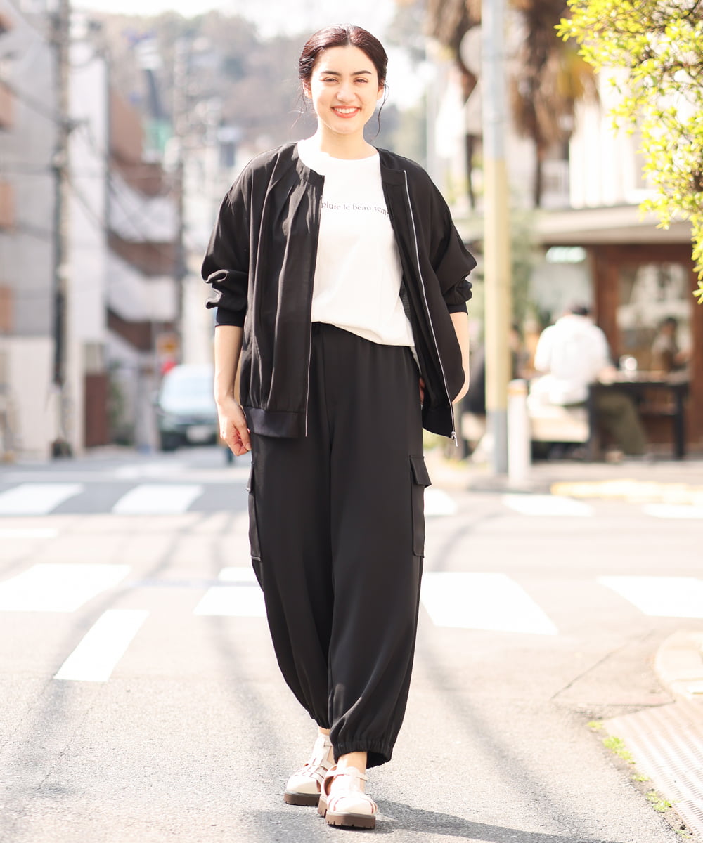 適切な価格 ノーカラーシアーブルゾン✨エウルキューブ