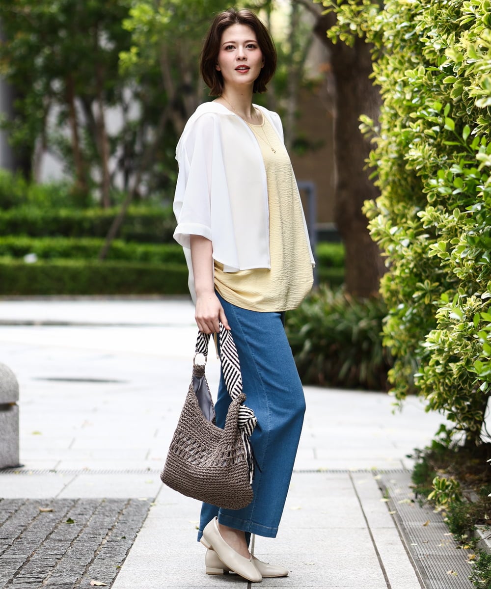 OLJGD12119 eur3(エウルキューブ) 【大きいサイズ】メッシュフーディ―ジャケット ホワイト