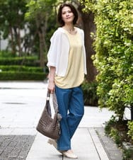 OLJGD12119 eur3(エウルキューブ) 【大きいサイズ】メッシュフーディ―ジャケット ホワイト