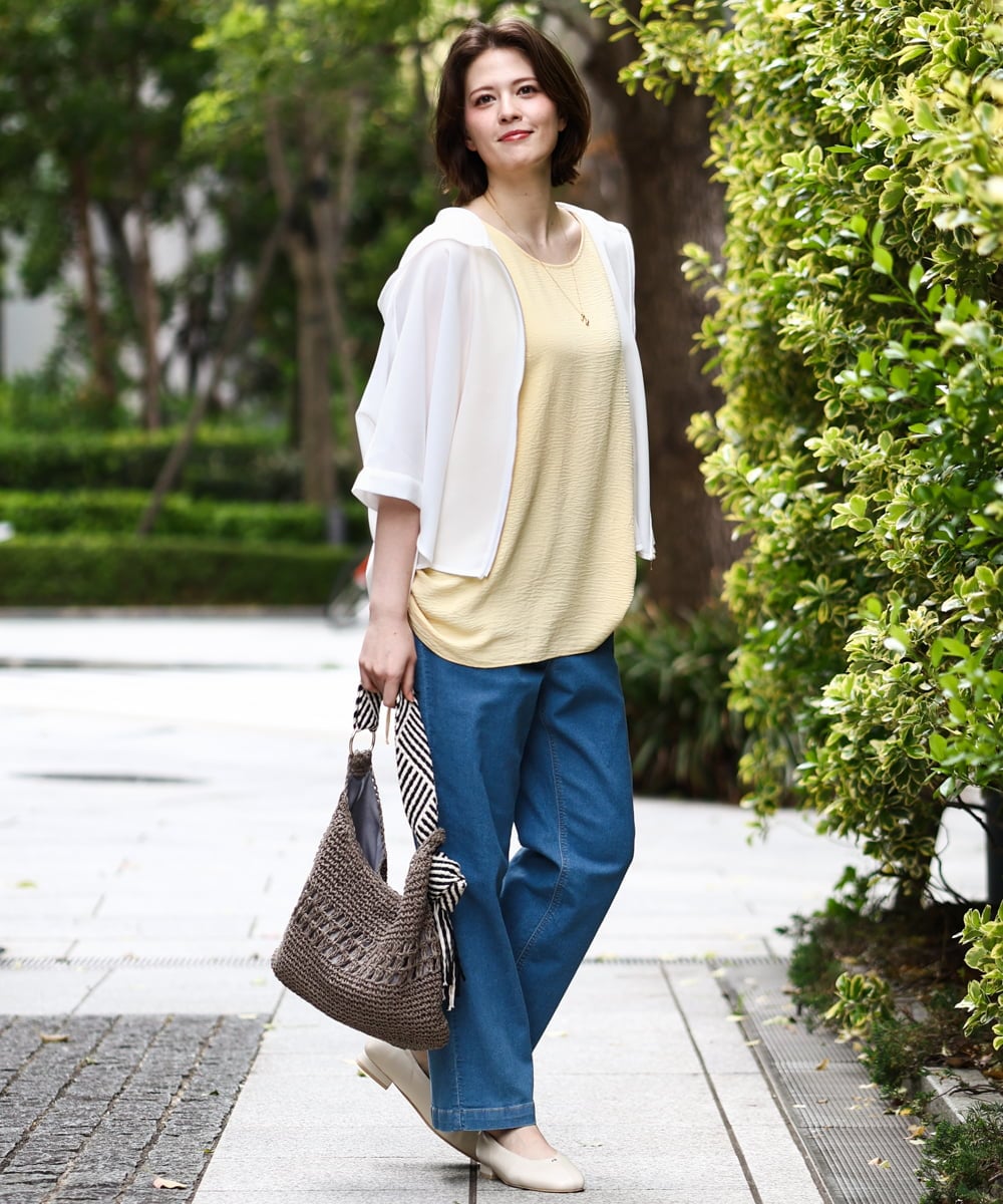 OLJGD12119 eur3(エウルキューブ) 【大きいサイズ】メッシュフーディ―ジャケット ホワイト