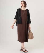 OLJGD12119 eur3(エウルキューブ) 【大きいサイズ】メッシュフーディ―ジャケット ブラック