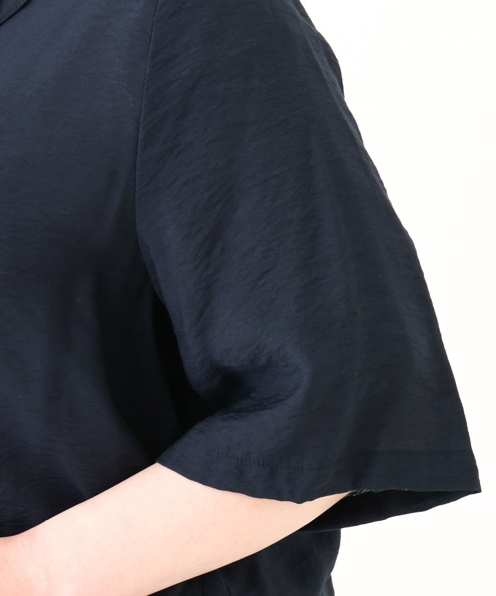 OLJHV09139 eur3(エウルキューブ) 【大きいサイズ】半袖ジャケット ネイビー(57)