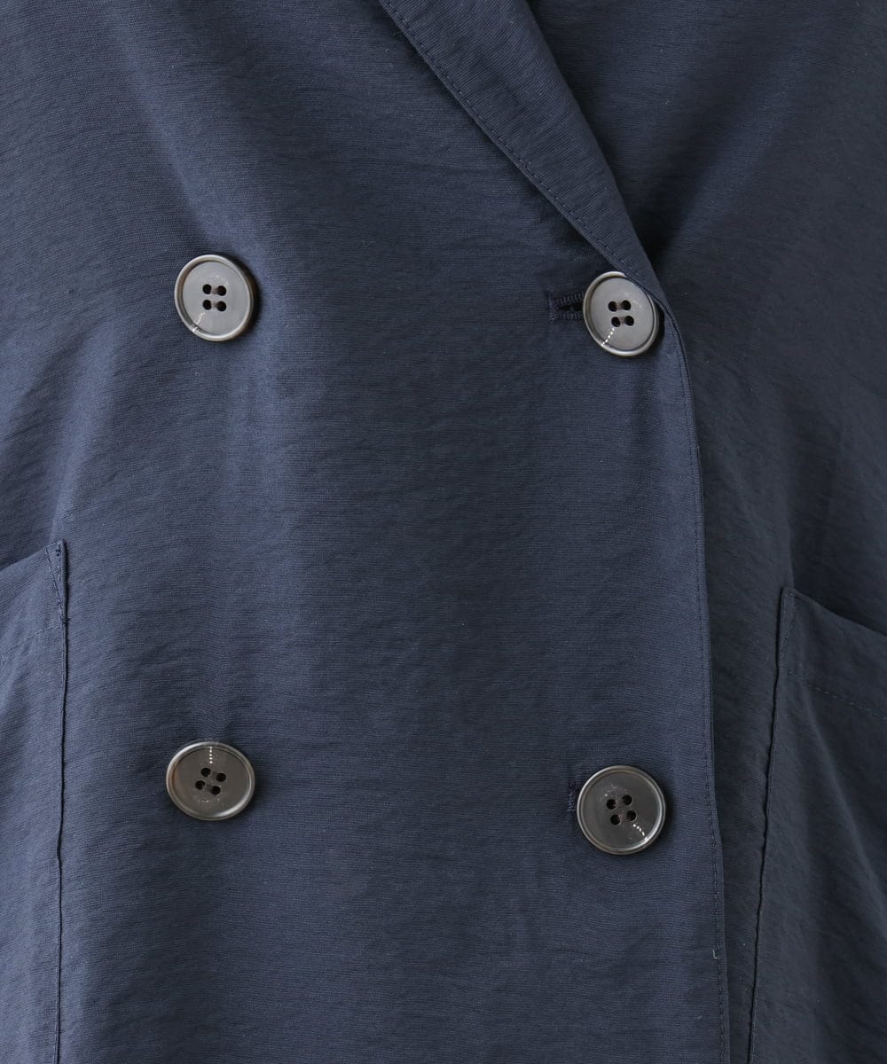 OLJHV09139 eur3(エウルキューブ) 【大きいサイズ】半袖ジャケット ネイビー(57)