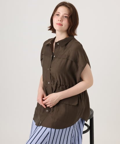 OLJID14109 eur3 【WEB先行販売】【大きいサイズ】サファリ風ジャケット