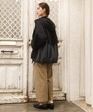 OLJKA01189 eur3(エウルキューブ) 【WEB先行販売】【大きいサイズ】バイカラーフーディーブルゾン ブラック(94)