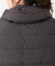 OLJKA02239 eur3(エウルキューブ) 【WEB先行販売】【大きいサイズ】フーディー風ダウンベスト ダークグレー(93)