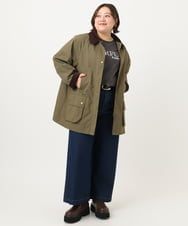 OLJKA05199 その他 【予約】【大きいサイズ】ステンカラーワークジャケット カーキ(36)