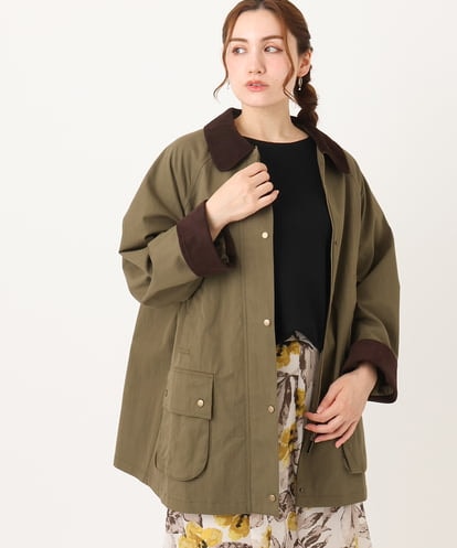 OLJKA05199 eur3 【大きいサイズ】ステンカラーワークジャケット