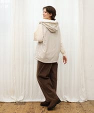 OLJKD01139 eur3(エウルキューブ) 【WEB先行販売】【大きいサイズ】リバーシブルベスト アイボリー