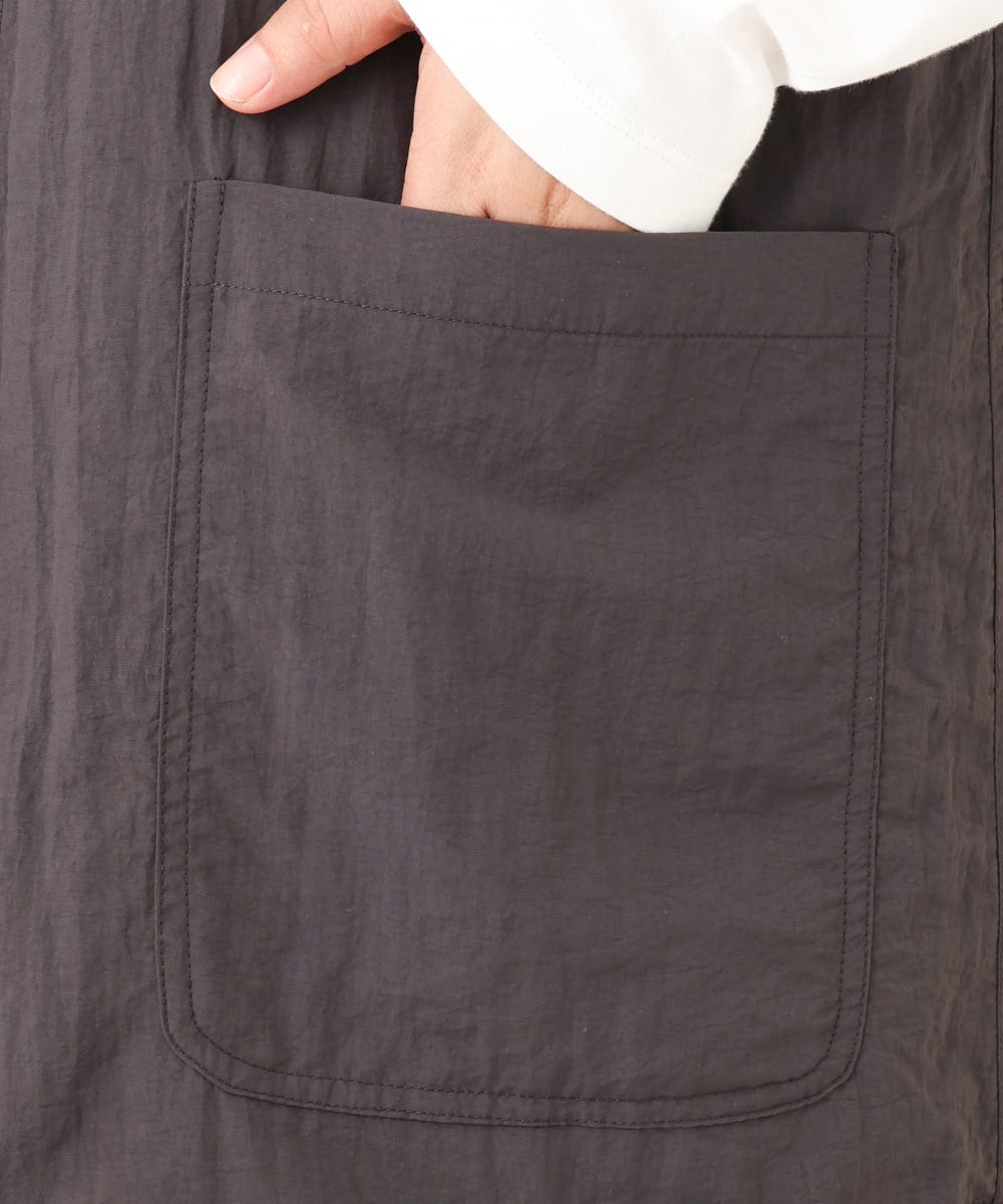 OLJKD01139 eur3(エウルキューブ) 【WEB先行販売】【大きいサイズ】リバーシブルベスト ブラック