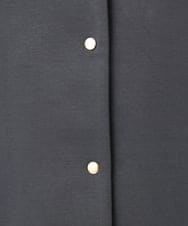 OLJKD02149 eur3(エウルキューブ) 【大きいサイズ】ノーカラーキルトコンビジャケット ダークグレー