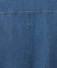 OLJKD06189 eur3(エウルキューブ) 【WEB先行販売】【大きいサイズ】デニムブルゾン ブルー
