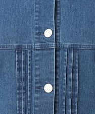 OLJKD06189 eur3(エウルキューブ) 【WEB先行販売】【大きいサイズ】デニムブルゾン ブルー