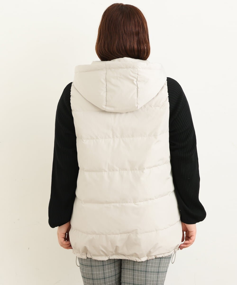 大きいサイズ ロングダウンベスト ダウンジャケット コート Eur3 エウルキューブ イトキンオンラインストア 大きいサイズ ロングダウンベスト ダウンジャケット コート Eur3 エウルキューブ イトキンオンラインストア