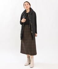 OLJKS01209 eur3(エウルキューブ) 【大きいサイズ】マットタフタダウンベスト ブラック(94)