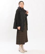 OLJKS01209 eur3(エウルキューブ) 【大きいサイズ】マットタフタダウンベスト ブラック(94)