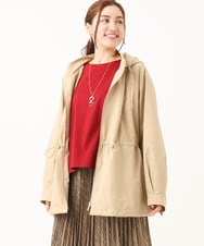 OLJKV06169 eur3(エウルキューブ) 【大きいサイズ】マウンテンパーカー ベージュ(82)