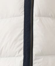OLJLD04239 eur3(エウルキューブ) 【WEB先行販売】【大きいサイズ】エアリーナイロンショートダウンコート ネイビー