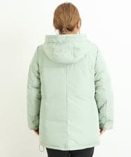 OLJLP04230 eur3(エウルキューブ) 【大きいサイズ】ショートダウンジャケット ライトグリーン(30)