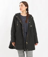 OLJLS02269 eur3(エウルキューブ) 【大きいサイズ】ライトダウンポンチョ ブラック(94)