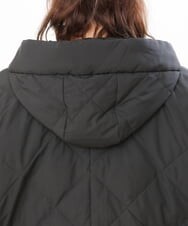 OLJLS02269 eur3(エウルキューブ) 【大きいサイズ】ライトダウンポンチョ ブラック(94)