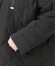 OLJLS02269 eur3(エウルキューブ) 【大きいサイズ】ライトダウンポンチョ ブラック(94)