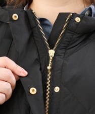 OLJLS02269 eur3(エウルキューブ) 【大きいサイズ】ライトダウンポンチョ ブラック(94)