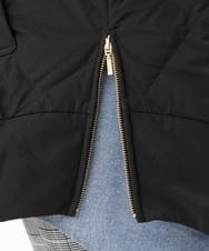 OLJLS02269 eur3(エウルキューブ) 【大きいサイズ】ライトダウンポンチョ ブラック(94)