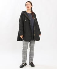 OLJLS02269 eur3(エウルキューブ) 【大きいサイズ】ライトダウンポンチョ ブラック(94)