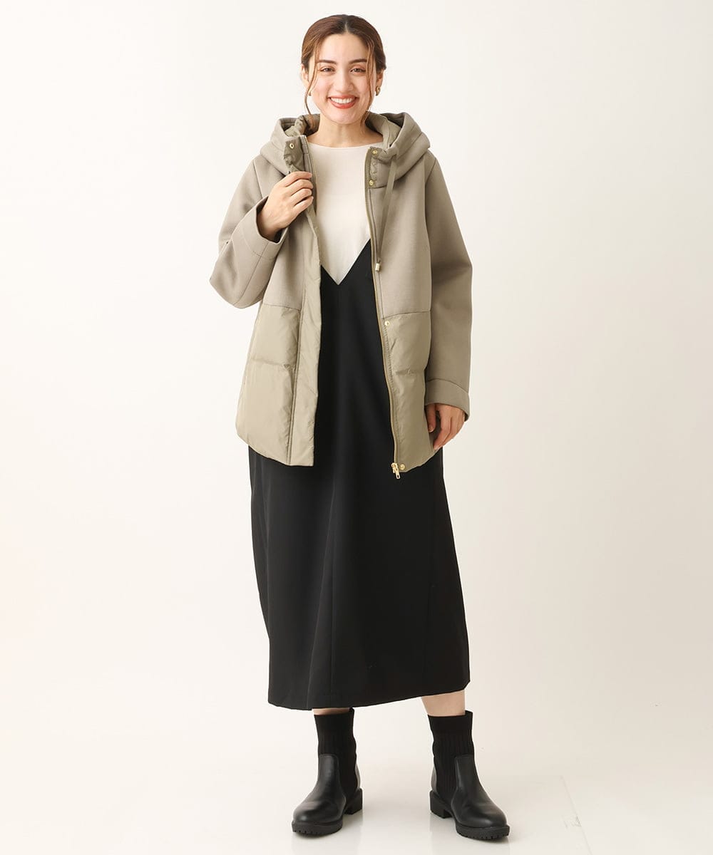 OLJLS05259 eur3(エウルキューブ) 【大きいサイズ】ダンボールコンビアウター カーキ(36)