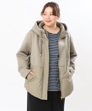 OLJLS05259 eur3(エウルキューブ) 【大きいサイズ】ダンボールコンビアウター カーキ(36)
