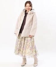 OLJLS05259 eur3(エウルキューブ) 【大きいサイズ】ダンボールコンビアウター ベージュ(82)