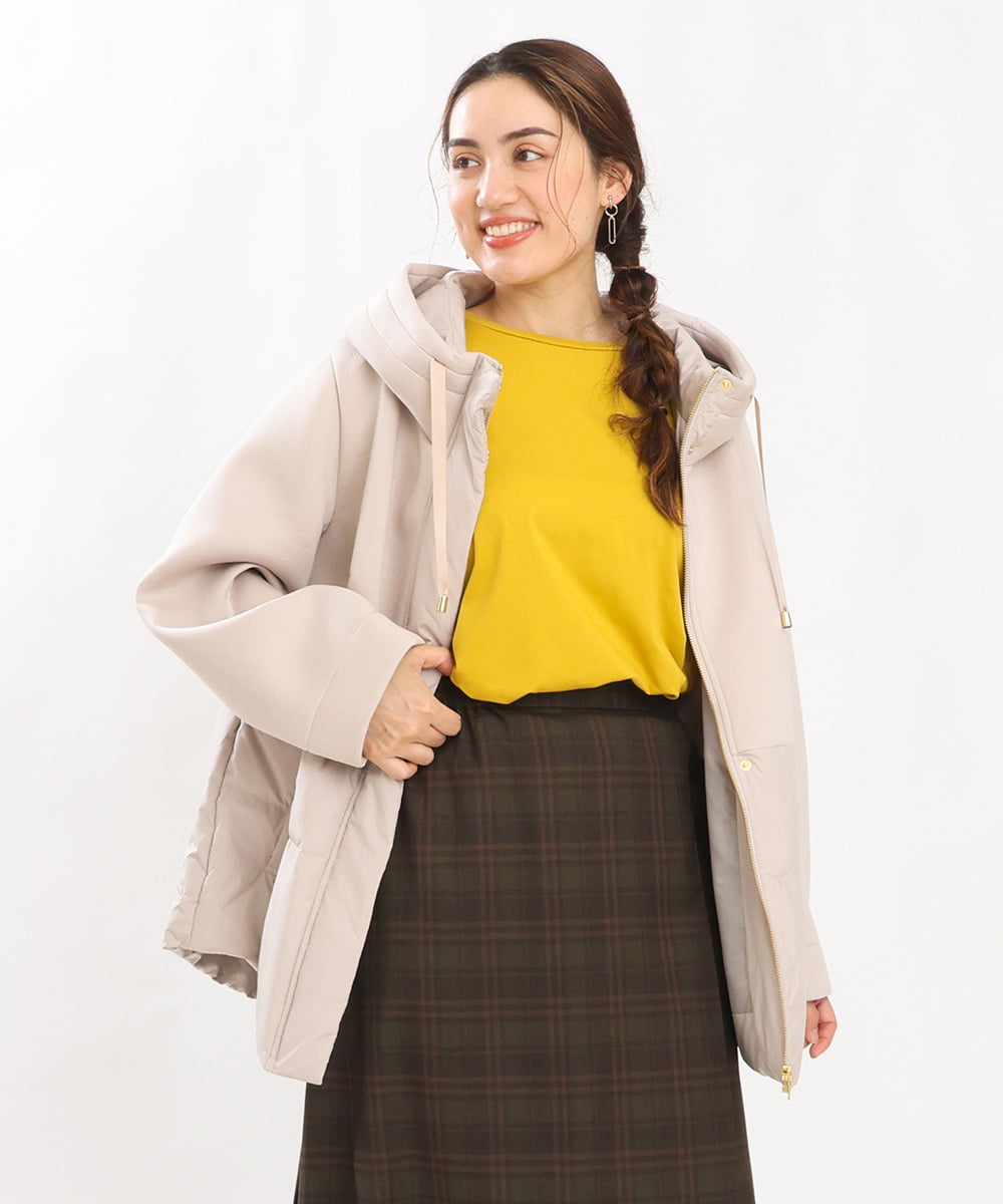 OLJLS05259 eur3(エウルキューブ) 【大きいサイズ】ダンボールコンビアウター ベージュ(82)