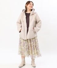 OLJLS05259 eur3(エウルキューブ) 【大きいサイズ】ダンボールコンビアウター ベージュ(82)