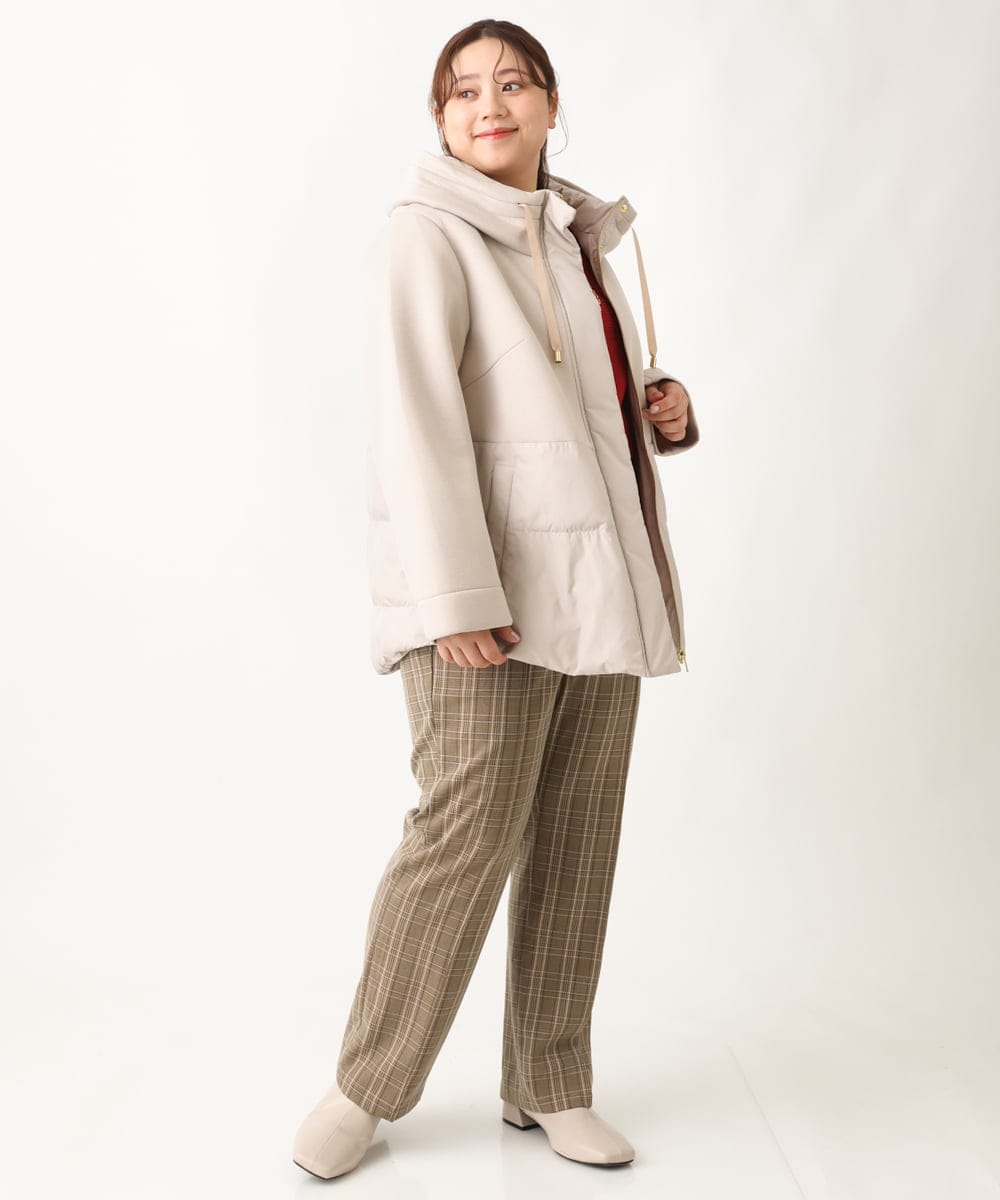 OLJLS05259 eur3(エウルキューブ) 【大きいサイズ】ダンボールコンビアウター ベージュ(82)
