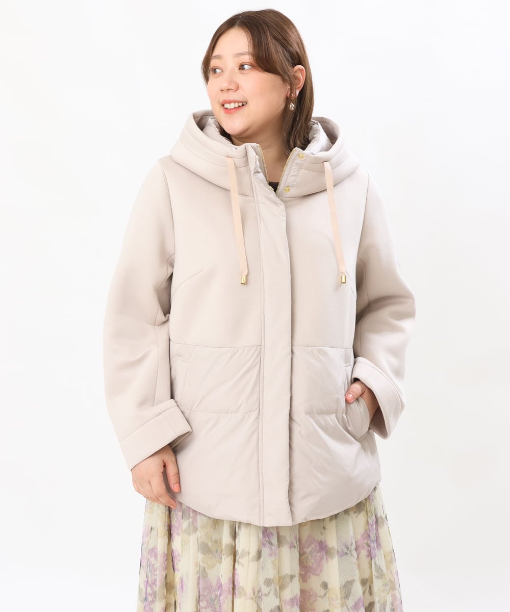 OLJLS05259 eur3(エウルキューブ) 【大きいサイズ】ダンボールコンビアウター ベージュ(82)