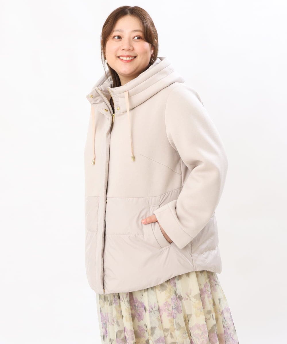 OLJLS05259 eur3(エウルキューブ) 【大きいサイズ】ダンボールコンビアウター ベージュ(82)