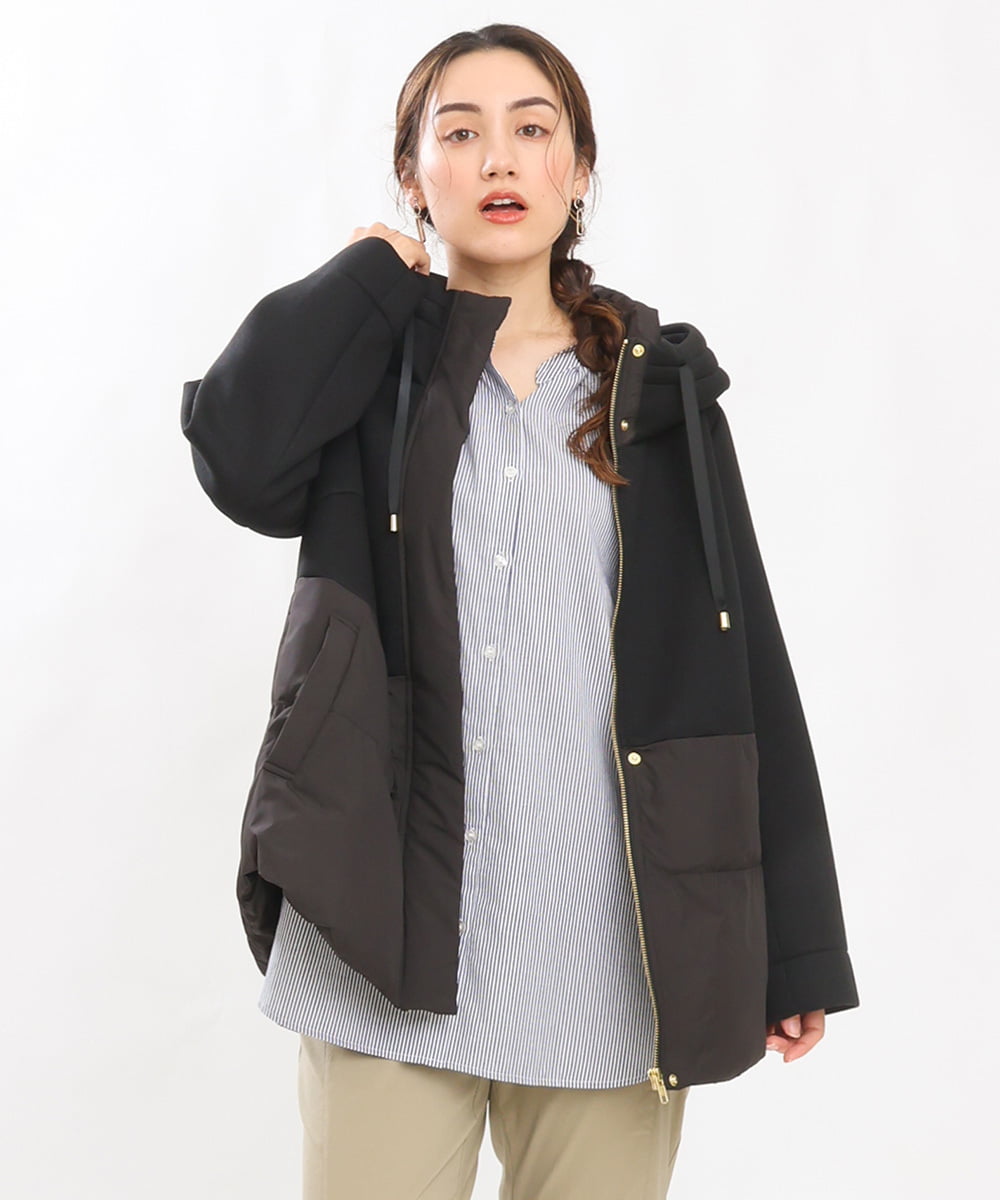 OLJLS05259 eur3(エウルキューブ) 【大きいサイズ】ダンボールコンビアウター ブラック(94)