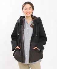 OLJLS05259 eur3(エウルキューブ) 【大きいサイズ】ダンボールコンビアウター ブラック(94)